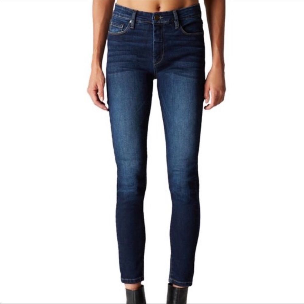 BlankNYC Crybaby Dark Denim High Rise Skinny Jeans size 30